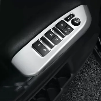 LHD!Interiér Okno Výťah Prepnúť Panel Výbava Strieborné Auto Príslušenstvo Toyota Highlander 2015-2018 2019 2020