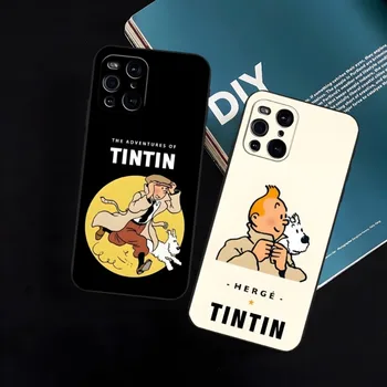 The Adventures Of Tintin Telefón Prípade OPPO Reno 6 Pro 7 Nájsť X3 Neo A55 X5 A54 A16 A57 A92 A93 A74 A94 K9 K9S Zadný Kryt