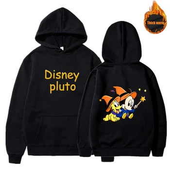 Disney Pluto Psa Ženy S Kapucňou, Jeseň, Zima Dlhý Rukáv Mikina Streetwear Mikina S Kapucňou Mužov Oblečenie Bežné Pulóvre