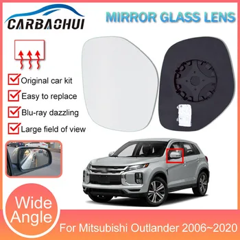 1 pár Bočné spätné zrkadlo modré sklenené šošovky S Blind spot light Pre Mitsubishi Outlander 2006~2015 2016 2017 2018 2019 2020