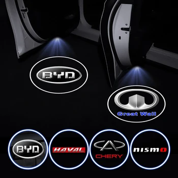 LED Dvere Auta Vitajte Svetlo Logo Ghost Tieň Dekoratívne Svietidlo Pre Audi A3 8 L 8V 8P A4 B5 B6 B7 B8, A5 A6 C5 C6 C7 A7 A8 D2 D3