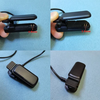 Smart Hodinky 2Pin Nabíjačka, Klip 4 mm 3 mm Univerzálny Nabíjací Dock Kábel Pre Inteligentný Náramok Náramok