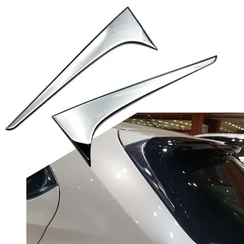 2 ks Chróm ABS Auto Zadné Okno Krídlo Strane Krytu Výbava Dekorácie pre Lexus UX 200 250h 260h 2019 2020 2021 UX200 UX250h UX260h