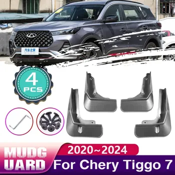 Pre Chery Tiggo 7 Pro Príslušenstvo 2020~2023 2024 Auto Blatník Blato Klapky Splash Kryty Kolies Prednej Blatníky Pečenie Farba Mudflaps