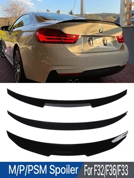 Carbon Fiber Vzhľad MP PSM M4 Štýl Spojler Krídlo, Zadný Kufor Chvost Na BMW 4 Série F32 F33 F36 na roky 2014-2020 Auto Príslušenstvo Čierna