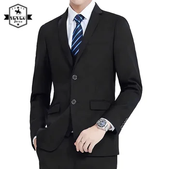S-20XL Podnikanie Mužov Bežné Plus Veľkosť Bunda Farbou Slim Fit Obleky, Komplety Muž Tenké Gentleman Jednoduché Nadrozmerná Kabát Antumn