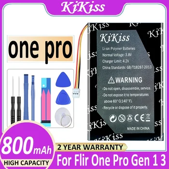 KiKiss Batéria 800mAh Pre Flir Jeden Pro Gen 1 3 Tepelné Zobrazovacie Kamery Bateria