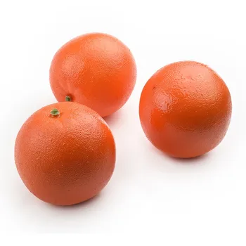 Kuchyňa Dekorácie Realistické Realisticky Zobraziť Plavidlá Ornament Umelé pomaranče 8cm Falošné Simulované Ovocie Model Home
