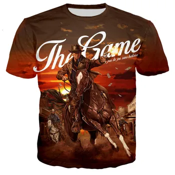 Hru Red Dead Redemption Muži/ženy 2021 Nové Módne Hra 3D Vytlačené T-shirts Ležérny Štýl Tričko Streetwear Tee Košele