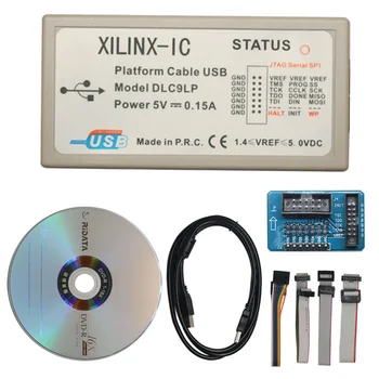 XILINX Platformu Kábla USB pomocou fpga CPLD JTAG, SPI Stiahnuť Debugger Programátor s USB Typ-B Kábel