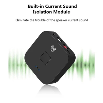 Pre NFC Bluetooth 5.0 Audio Prijímač 3.5 Mm AUX RCA Stereo Hi-Fi, Hudba Bezdrôtový Adaptér Pre Auto Domov Reproduktory Odolné Jednoduché Použitie