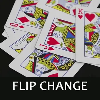 Flip Zmeniť Kúzla Zlé Karty Zmeny Vybraná Karta Jednoduché Poker Magia Kúzelník zblízka Ilúzie Triky elementary meditation Rekvizity