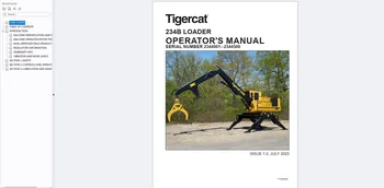 Tigercat Zariadenia 24.8 GB Aktualizácia 12.2023 Rôzne & Prevádzkovatelia Servisná Príručka