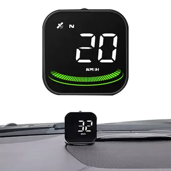 Auto Hud Rýchlomer Heads Up Display Pre Autá čelné Sklo Rýchlomer Heads-Up Display GPS Navigácie Kompas LED Zobrazuje Rýchlosť