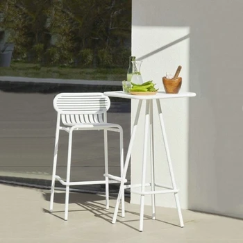 Káva Nordic barové Kovový Dizajn, Moderné Biele Jedálenské Stoličky Minimalistický Príjem Sandalye Stuhl Cadeiras Nábytok HD50BY