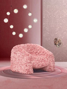 Kreatívny dizajnér petal stoličku talianskej svetlo luxusná obývacia izba opierkou single pohovka voľný čas stoličky domov