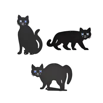 Záhrada Siluetu Metal Black Cat Vklad Odolné na spoločenské Pozadie Dekor