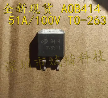 10PCS/VEĽA AOB414 B414 51A/100V NA-263 MOSFET N-CH