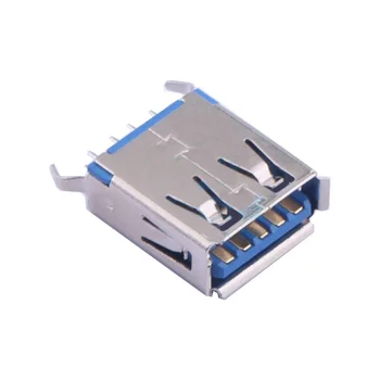 5 Ks AF3.0/180 Stupeň 15.0 Rovné Nohy, Bezbrehý Medi Shell LCP Modrý Konektor USB Plug-in Typ-A, 916-152A2058Y20201