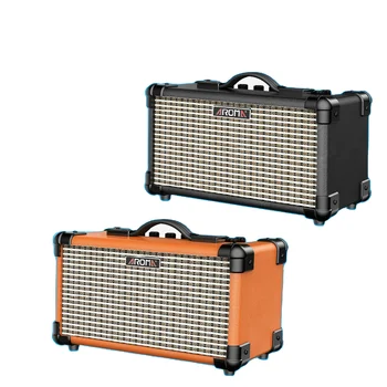 Veľkoobchodná cena ARÓMA 15W Prenosné Amp so Mikrofón Rozhranie Vstavaný Nabíjateľná Batéria pre ELEKTRICKÚ Gitaru