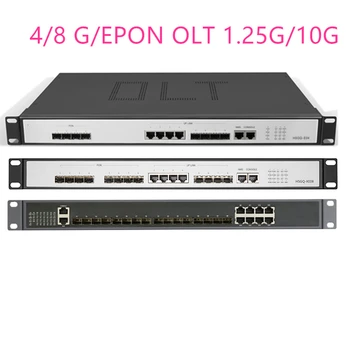 4/8G/EPON OLT 4/8 PON 4 SFP 1,25 G/10G SC Otvorený softvér na správu WEBU SFP PX20+ PX20++ PX20+++/C+/C++ UI Otvorený softvér
