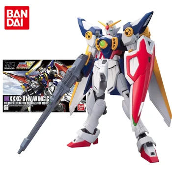 Bandai Gundam Model Auta Anime Obrázok HGAC 1/144 162 XXXG-01W KRÍDLO Pravé Gunpla Model Anime Akcie Obrázok Hračky pre Deti,