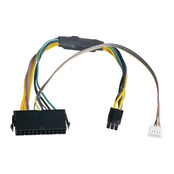 ATX Hlavné 24Pin Žena na 6Pin Muž 6Pin PCI-E PSU Napájací Adaptér napájací Kábel Konektor pre HP Elite 8100 8200 8300 800G1