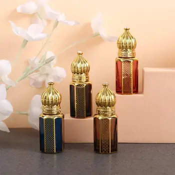 Prázdne Esenciálny Olej Výhodné, Luxusné Pokovovanie Mini Kvapkadla Fľaše Parfum Fľašu Vzorky Ampulka Aromaterapia