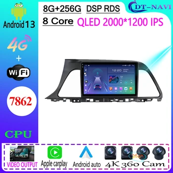 Auto Rádio Multimediálny Prehrávač Videa Navigáciu Stereo GPS Pre Hyundai Sonata 7 LF 9 2015-2018 Android 13 WIFI, BT Č 2din 2din dvd