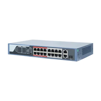 Hik 16CH PoE Switch, DS-3E0318P-E/M(B) Neriadené LAN, PoE Switch, PoE Sieť LAN Prepínač