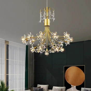 Moderné svetlo luxusná obývacia izba luster osvetlenie Stropné svetlá závesné svetlo led lustre pre obývaciu izbu vnútorné svetlo