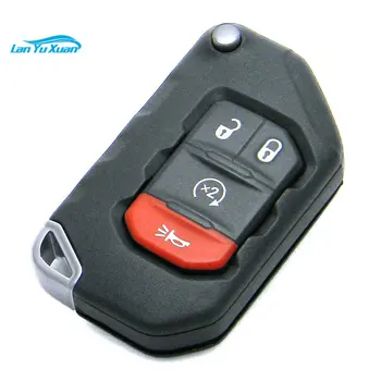 Fob Keyless Smart Key Diaľkové Auto So 6 Tlačidlo Zámky & Tlačidlá Zaručujú Bezpečnosť Pre Jeep Wrangler
