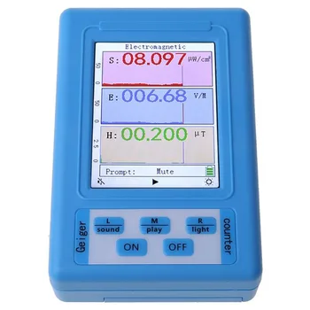 O50 Elektromagnetického Žiarenia Detektor EMF Meter Žiarenia Dozimeter Monitor Tester BR-9A