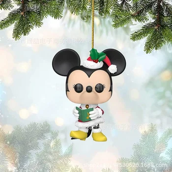 Disney Mickey Mouse Steh Cristmas Prívesky, Vianočné Dekorácie Pre Domov Vianočný Strom Vianočné Ozdoby Navidad Dekor Nový Rok