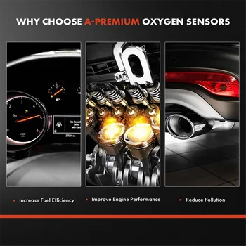 2X Upstream & Následný O2 Kyslíkový Senzor pre Audi A4 Quattro 2009-2016 O5 A5 A6 250-24672 250-25040