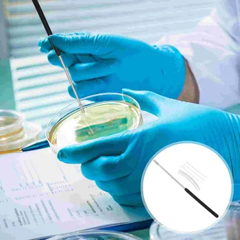 1 Nastavte Experiment Očkovanie Stick Laboratórne Nástroj Bakteriálne Kultúry Dodanie