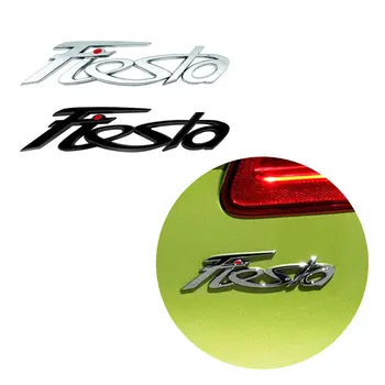 Auto-Styling 3D ABS Nálepky Kufri Blatník Strane Odznak Fiesta Znak Písmeno Logo Telo Zadné Ostrohové Dekor Auto Príslušenstvo