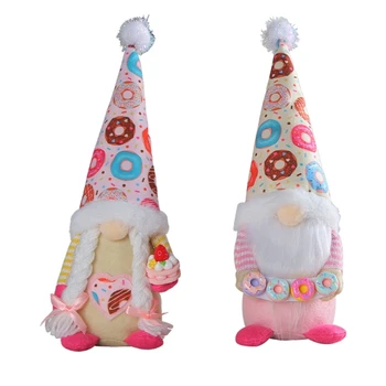 H7EA Klobúk Sladké Gnome Dekoratívny Ornament Dievča Chlapci Dovolenku Svadobný dar