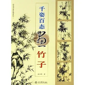 Čínska Maľba Kniha Ako Kresliť Kvet bambusu Slivkové kvety pivónia v rôznych pozíciách a v rôznych výrazov