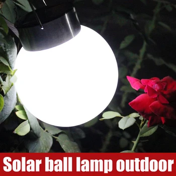 Vonkajšie Slnečné Sférické Visí Lampa Vodotesný LED Nehrdzavejúcej Ocele Nádvorie Krajiny Svetlo Villa Park Dekoratívne Lampy