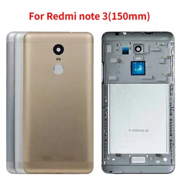 Zadný Kryt Pre Xiao Redmi Poznámka 3 150 mm Dvere Bývanie Prípade Redmi Note3 Pro Kryt Batérie S Napájania ovládanie Hlasitosti
