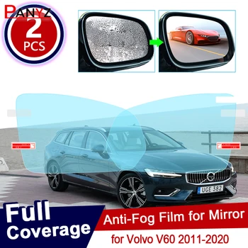 Volvo V60 2011~2020 Úplné Pokrytie Anti Fog Film Spätné Zrkadlo Rainproof Jasné, Anti-fog Filmy Auto Príslušenstvo 2012 2013 2014