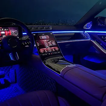 W223 Hot Predaj Aktívne Atmosféru Svetla Multi-farebné 64 Farba LED Okolitého Svetla Na Mercedes S-Class W223