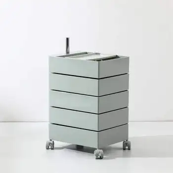 Hnuteľný ABS Plast multifunkčné rack vozíka skladovanie organizátor