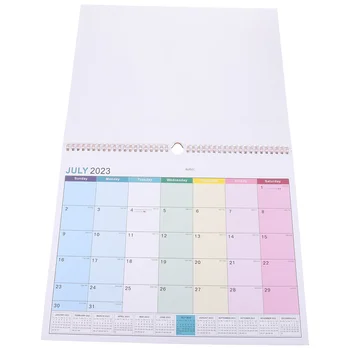 2023 -2024 Kalendár Mesačný Office Každodenné Použitie Dovolenku Domácnosti Steny Domov Papier Veľké Kalendáre Rodinná Izba