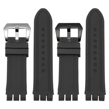 23 mm Silikónové Watchband Pre Vzorku YOS440 413 424 Športové Nepremokavé Gumy Popruh Náramok Bump Interfacebber Náramok náramok
