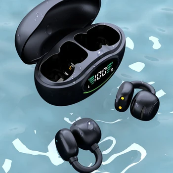Športové Bezdrôtové Bluetooth Rušenia Šumu Slúchadlá, Non-In-Ear Kvalitné Ucho Clip-On Slúchadlá