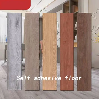 3D Samolepiaca Drevené Podlahy Tapety Nepremokavé Obývacia Izba, Wc, Kuchyňa Domáce Dekorácie