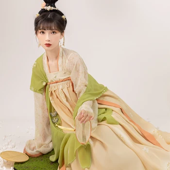 Tang Princess Šaty Čínskej Tradičnej Staroveké Ženské Oblečenie Festival Ľudovej Tanečnej scény Výkon Kostýmy DQL7030