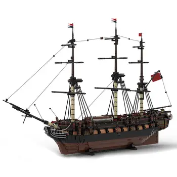 UCS-Štýl Pirát je Ťažké Frigate Ship Model Darček 5733 Kusov MOC Budovať